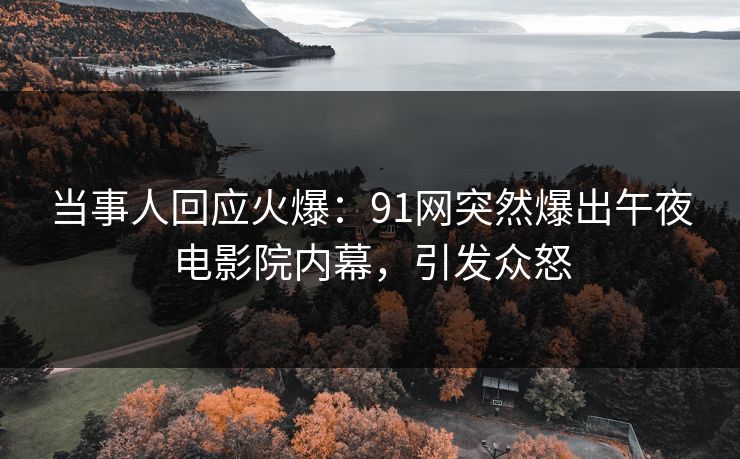 当事人回应火爆：91网突然爆出午夜电影院内幕，引发众怒